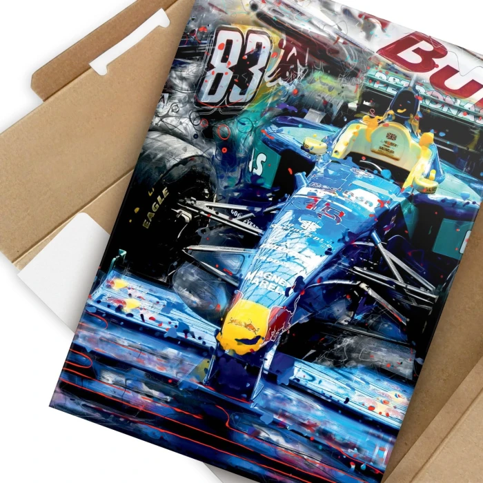 Plakat metalowy Formuła 1 Prezent