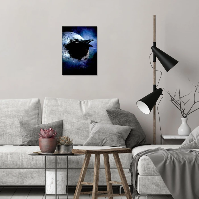 Plakat metalowy Kruk Prezent