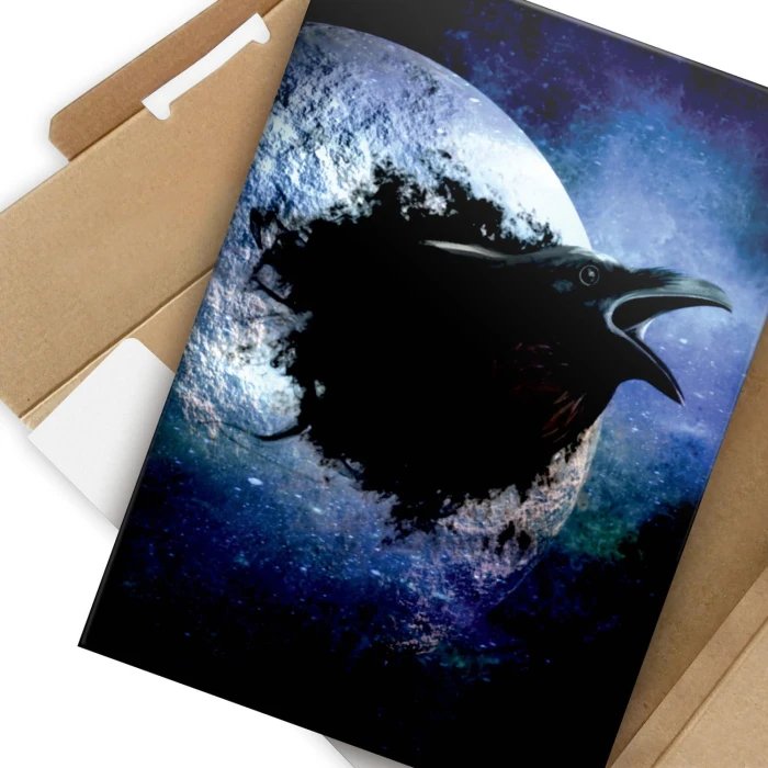 Plakat metalowy Kruk Prezent