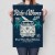 Plakat metalowy Ride the waves Prezent