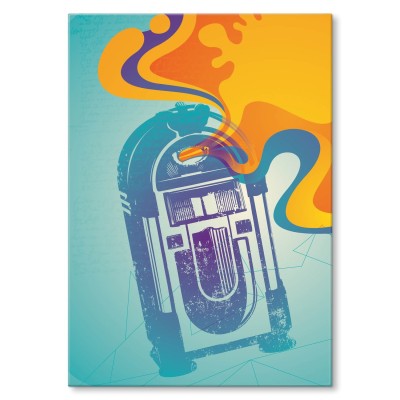 Plakat metalowy Szafa grająca Prezent