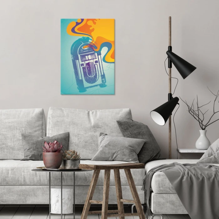 Plakat metalowy Szafa grająca Prezent