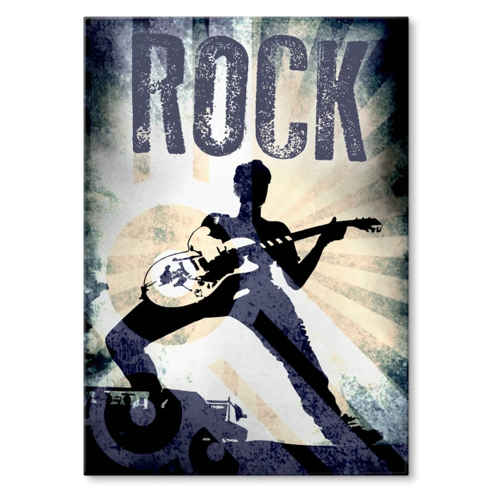 Plakat metalowy Rock Prezent