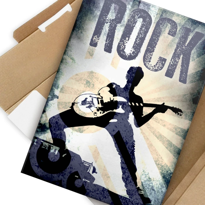 Plakat metalowy Rock Prezent