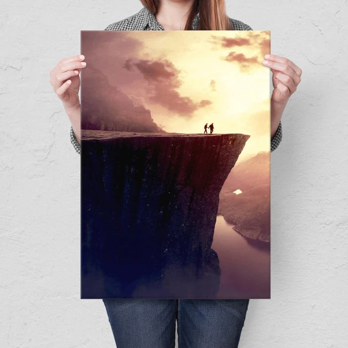 Plakat metalowy Fantasy rock Prezent