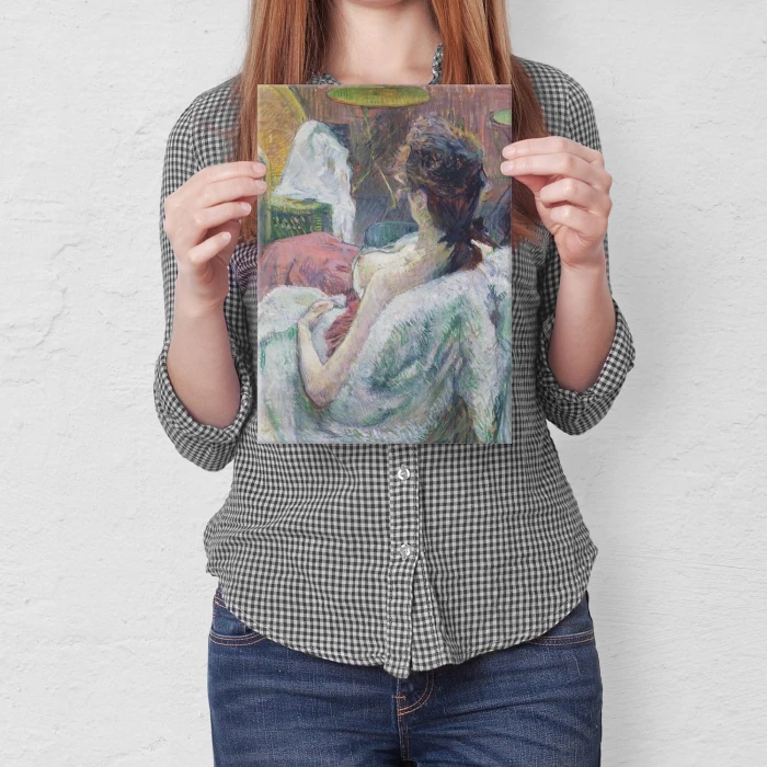 Plakat metalowy Lautrec Kobieta Prezent