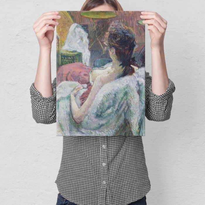 Plakat metalowy Lautrec Kobieta Prezent