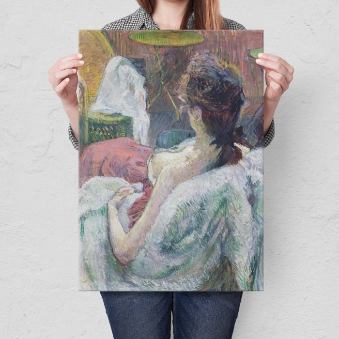 Plakat metalowy Lautrec Kobieta Prezent