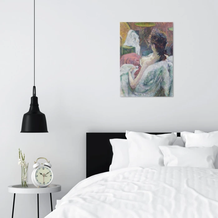 Plakat metalowy Lautrec Kobieta Prezent