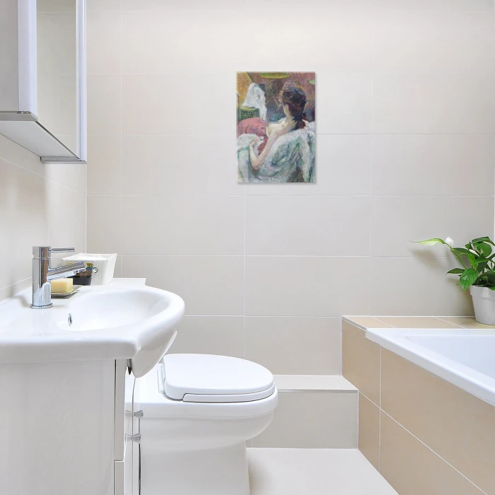 Plakat metalowy Lautrec Kobieta Prezent