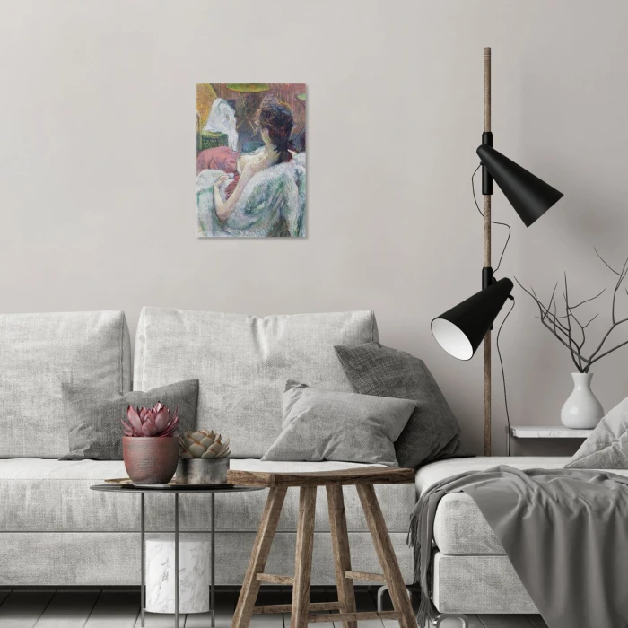 Plakat metalowy Lautrec Kobieta Prezent