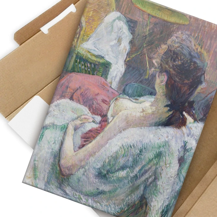 Plakat metalowy Lautrec Kobieta Prezent