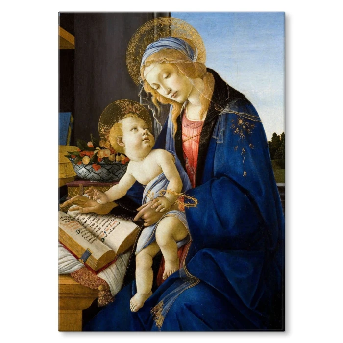 Plakat metalowy Botticelli Madonna z dzieciątkiem Prezent