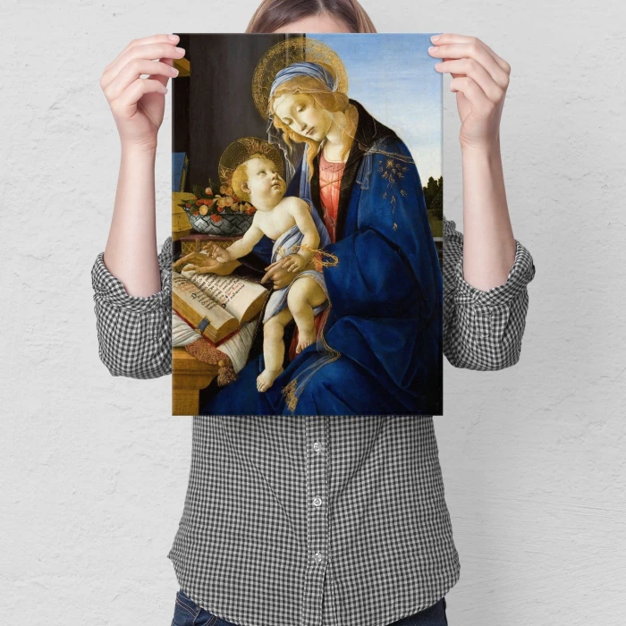 Plakat metalowy Botticelli Madonna z dzieciątkiem Prezent