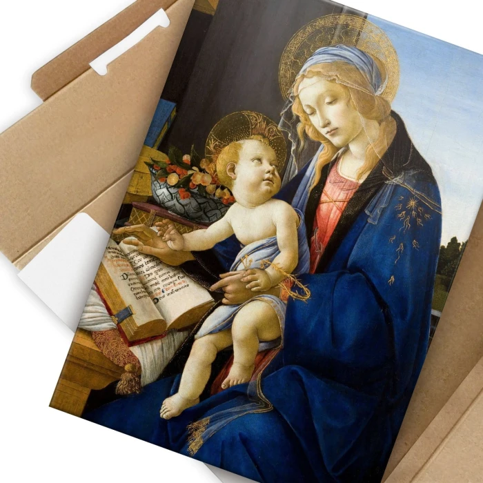 Plakat metalowy Botticelli Madonna z dzieciątkiem Prezent