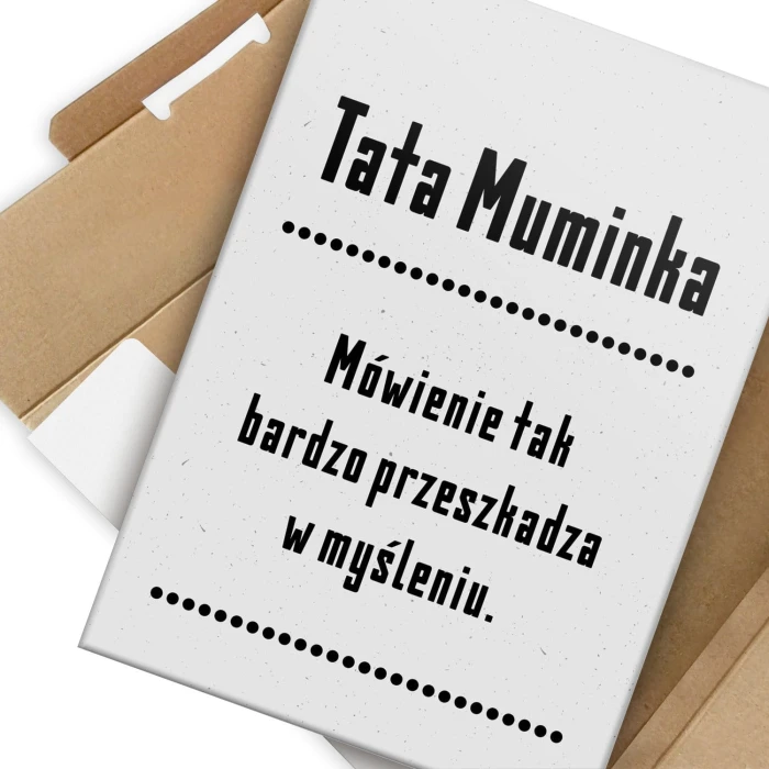 Plakat metalowy Tata muminka Prezent