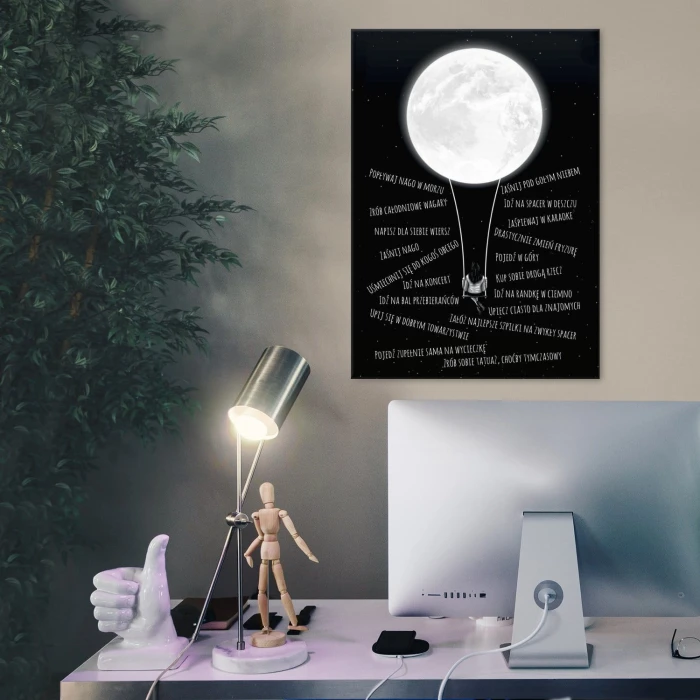 Plakat metalowy Powinnaś to zrobić Prezent