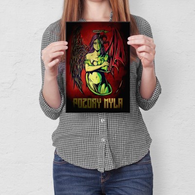 Plakat metalowy Pozory mylą Prezent