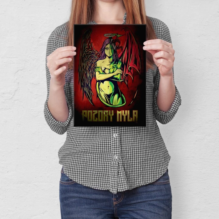 Plakat metalowy Pozory mylą Prezent
