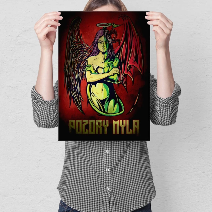 Plakat metalowy Pozory mylą Prezent