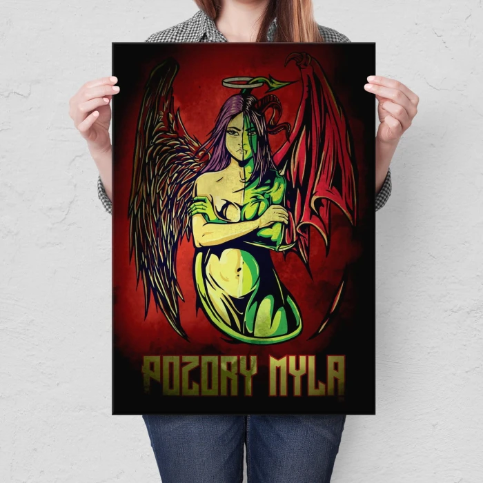 Plakat metalowy Pozory mylą Prezent