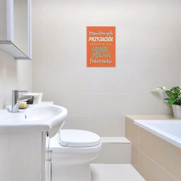 Plakat metalowy Prawdziwi przyjaciele Prezent
