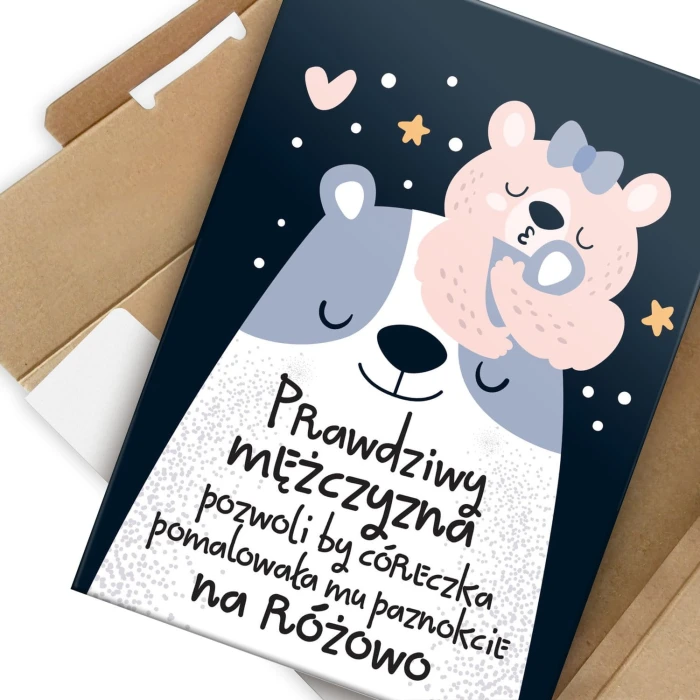 Plakat metalowy Prawdziwy mężczyzna Prezent