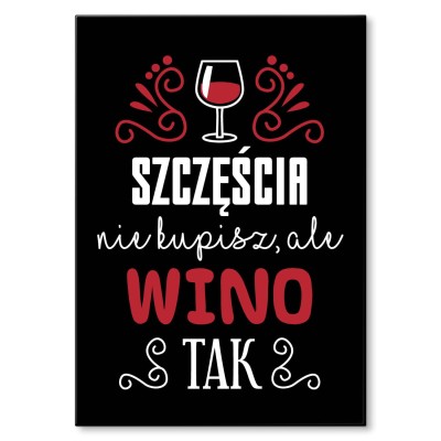 Plakat metalowy Szczęścia nie kupisz Prezent
