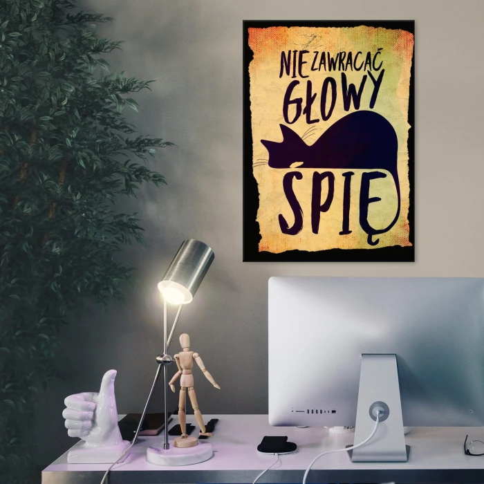 Plakat metalowy Nie zawracać głowy Prezent