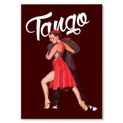 Plakat metalowy Tango Prezent