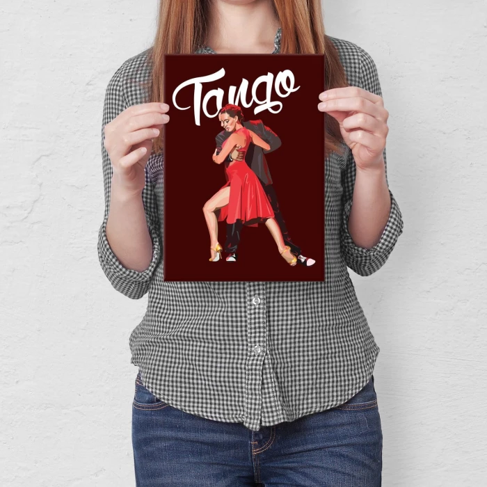 Plakat metalowy Tango Prezent