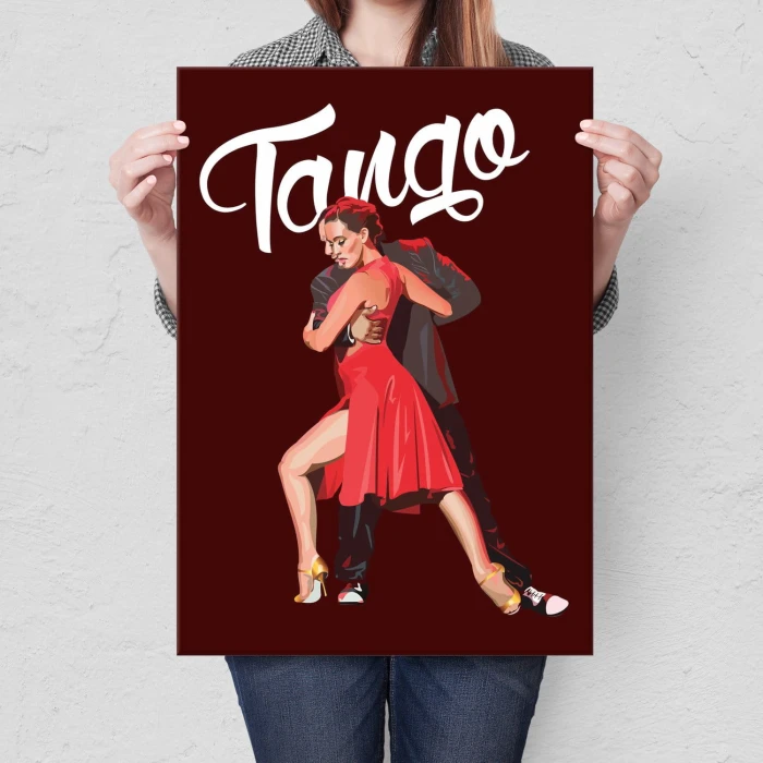 Plakat metalowy Tango Prezent