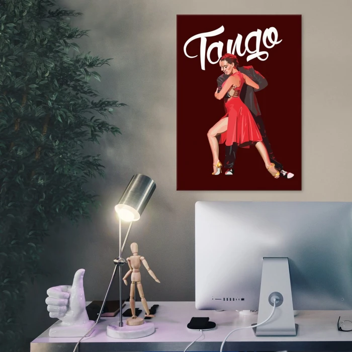 Plakat metalowy Tango Prezent