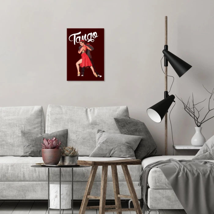 Plakat metalowy Tango Prezent
