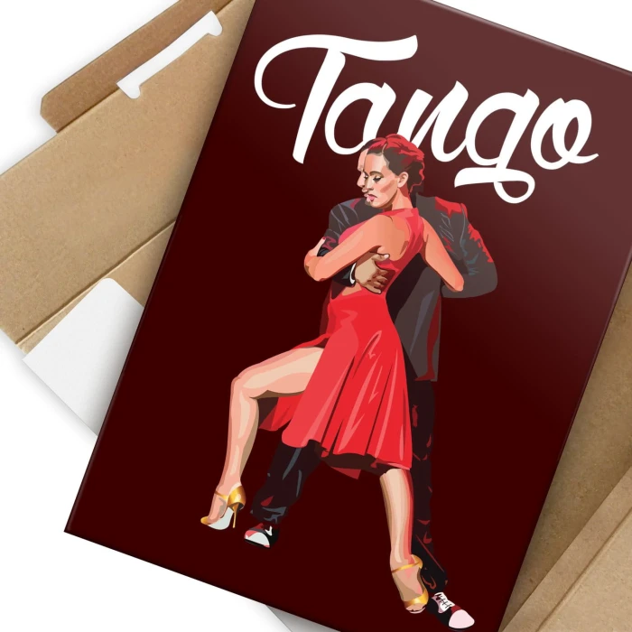 Plakat metalowy Tango Prezent