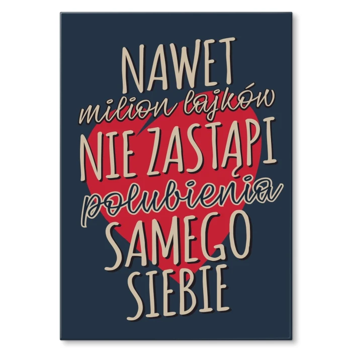 Plakat metalowy Milion lakjów Prezent