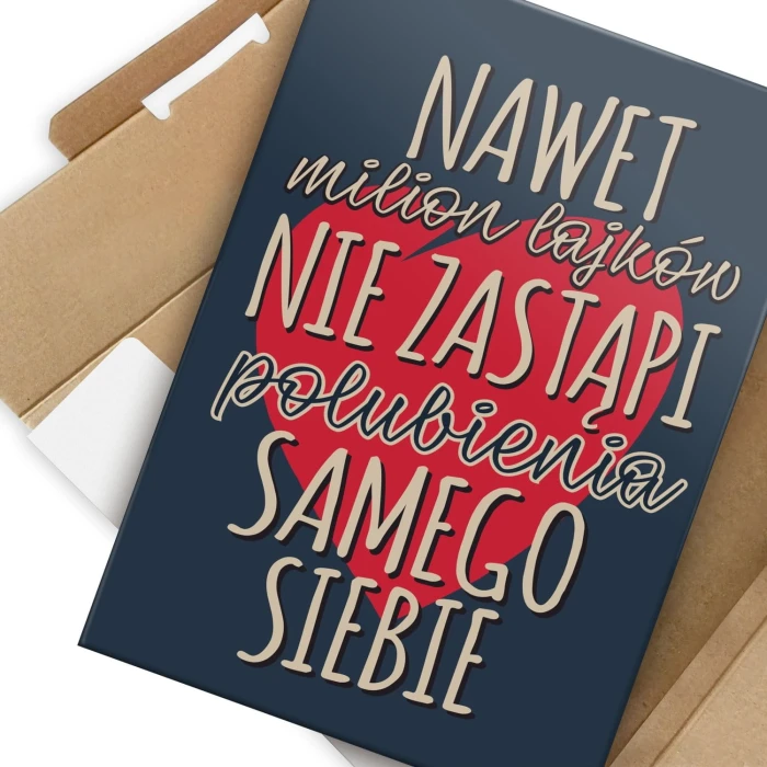 Plakat metalowy Milion lakjów Prezent