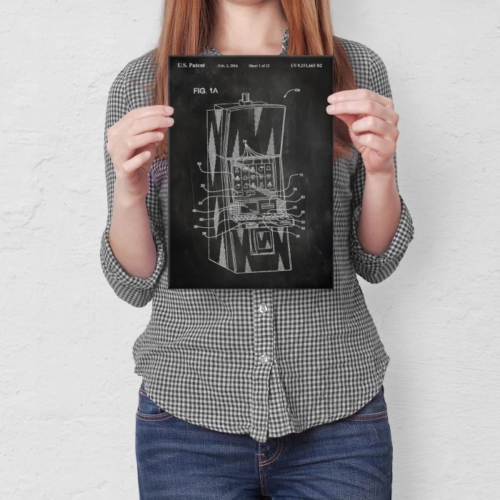 Plakat metalowy Jednoręki bandyta Prezent
