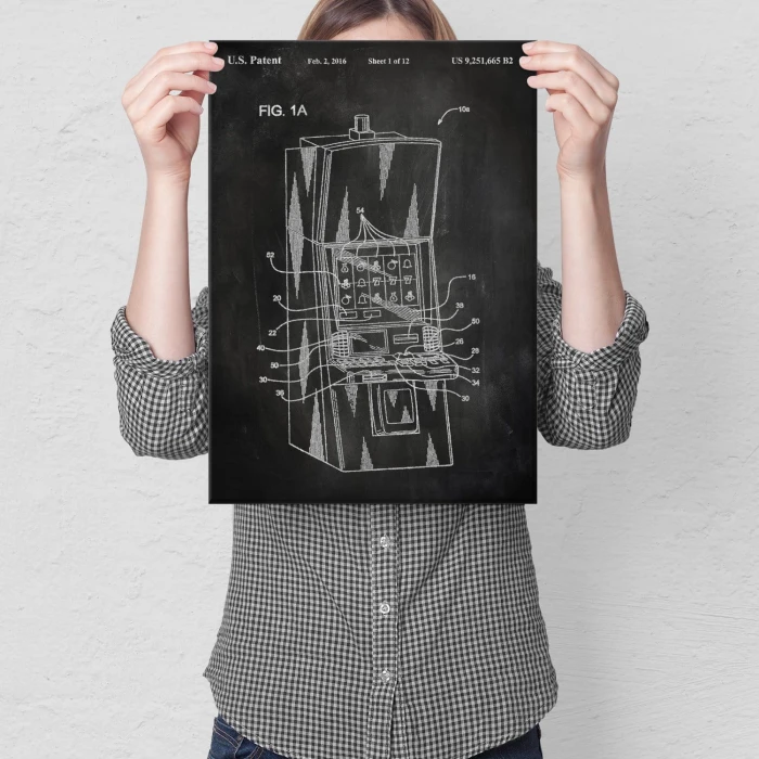Plakat metalowy Jednoręki bandyta Prezent