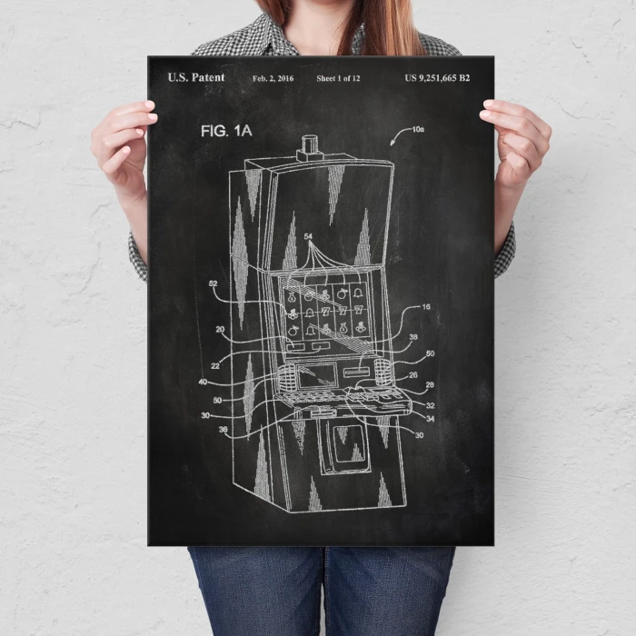 Plakat metalowy Jednoręki bandyta Prezent
