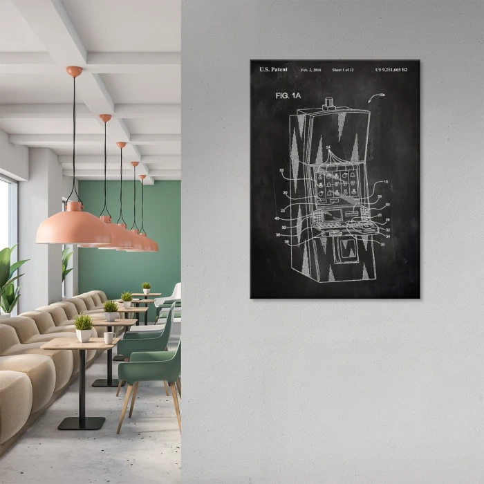 Plakat metalowy Jednoręki bandyta Prezent