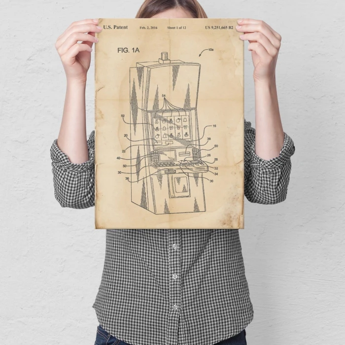 Plakat metalowy Jednoręki bandyta Prezent