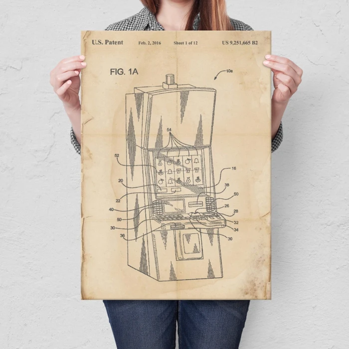 Plakat metalowy Jednoręki bandyta Prezent