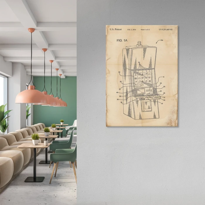 Plakat metalowy Jednoręki bandyta Prezent