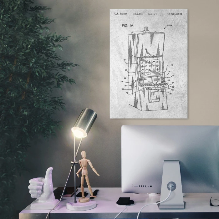Plakat metalowy Jednoręki bandyta Prezent