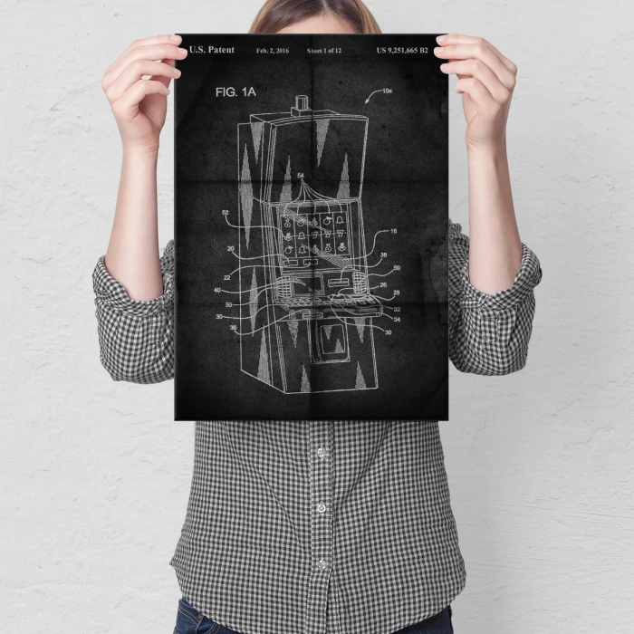 Plakat metalowy Jednoręki bandyta Prezent