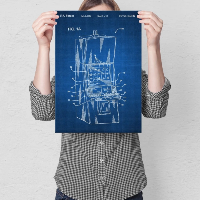 Plakat metalowy Jednoręki bandyta Prezent
