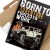 Plakat metalowy Born to adventure Prezent