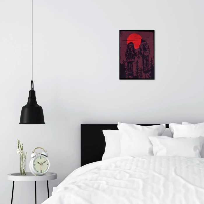 Plakat metalowy Najlepiej razem Prezent