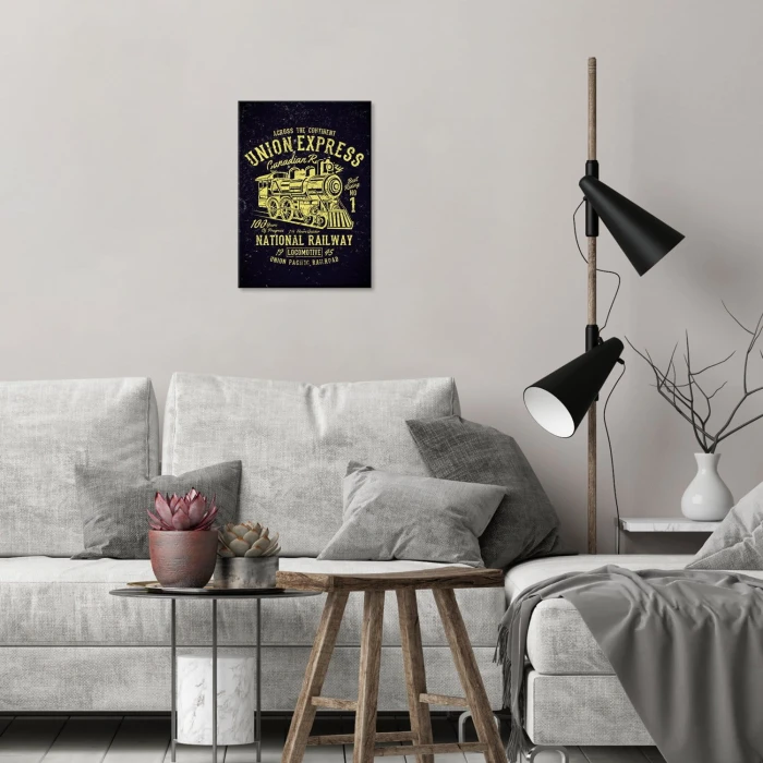 Plakat metalowy Union express